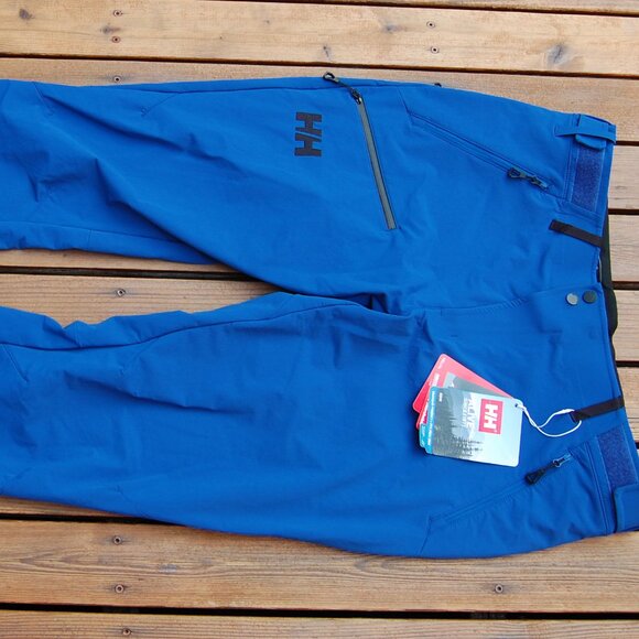 HELLY HANSEN Odin Huginn 2.0 Softshell Pants Blue Men's Size XL NWT - Picture 1 of 8